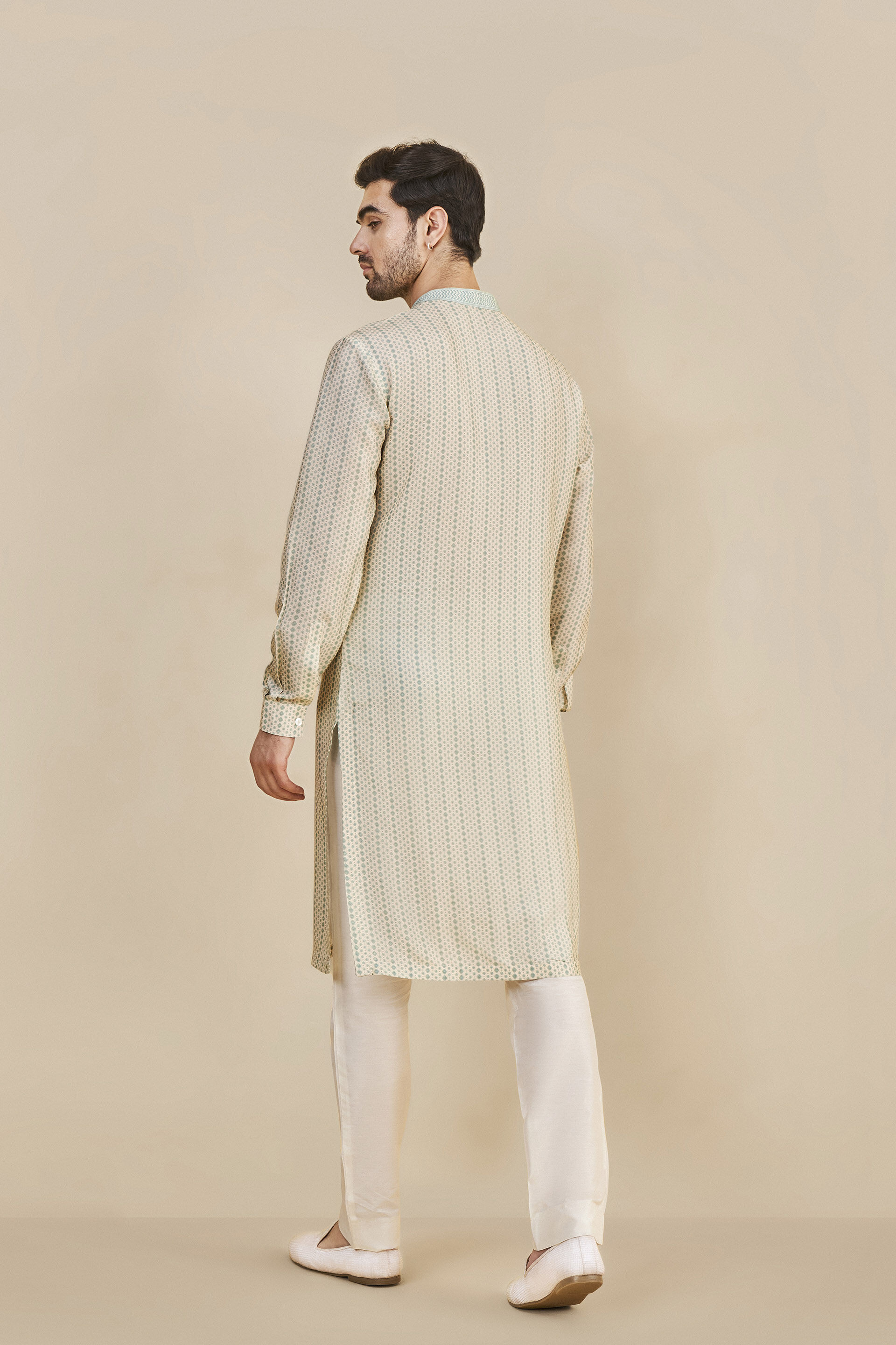 Mukfi Kurta - Sea Blue